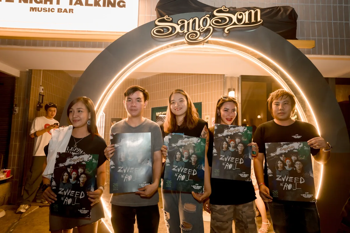 Photo 43 of 77 — Zweed n'Roll EP Launch live at LATE NIGHT TALKING MUSIC BAR Chiang Mai